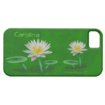 White Water Lilies Personalised Custom iphone 5