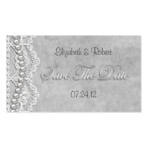 White Wedding Business Card Templates