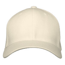 White wool cap embroidered hats
