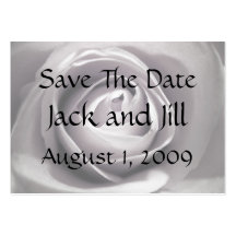 Whiteness, Save The Date Business Card Templates
