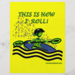Whitewater Kayak Roll Flyer Design