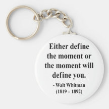 Whitman Quote 2a Keychains
