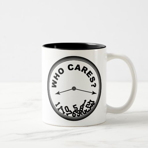 Who Cares Clock - Mug