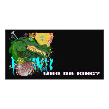 Who Da King? Louisiana Photo Card Template