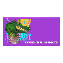 Who Da King? Louisiana Photo Greeting Card
