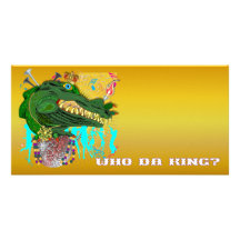 Who Da King? Louisiana Picture Card
