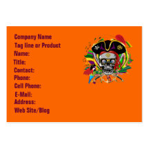 Who Da Pirate? New Orleans Business Cards