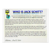 Who is Jack Schitt? Custom Invitation