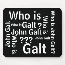 Who is John Galt mouse pad
