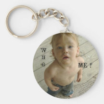 WHO  , ME ? KEYCHAIN