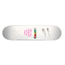 Who says colorguard can't... custom skateboard