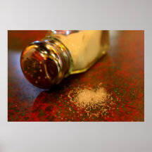 Who spilled the salt? posters