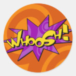 Whoosh Comic Book Sticker