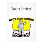 Who's Your Mummy Custom Invite