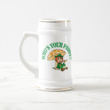 Who's Your Paddy Under Mushroom Mug
