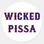 Wicked Pissa Stickers