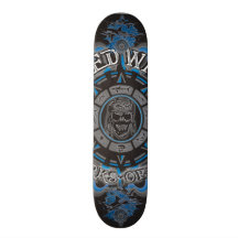 Wicked Waters Shark Board Custom Skate Board