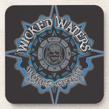 Wicked Waters works of art apparel, clothes, gifts Coaster