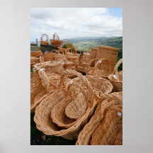 Wicker baskets poster