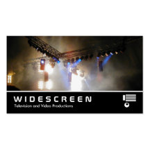 Widescreen 117 Lighting Array Business Card Templates
