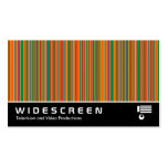 Widescreen 382 - Colourful Stripes 02 Business Card Templates