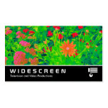 Widescreen 395 - Psychedelic Flower Bed Business Cards