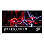 Widescreen 404 - Light Trails Business Card Template
