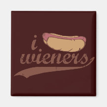 Wiener Love Fridge Magnet