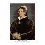Wife Of Henry Viii By Hans Holbein The Younger Post Card