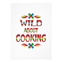 Wild About Cooking Personalized Announcements