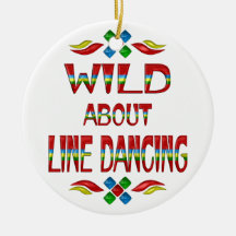 Wild About Line Dancing Ornament