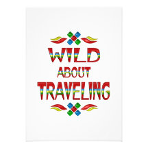 Wild About Travelling Personalised Announcements