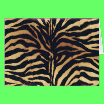 WILD AFRICAN FAUX ZEBRA cards