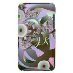 Wild and Wonderful, abstract monogram Barely There iPod Covers