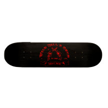 Wild Bill's Guns Black & Red Skateboard
