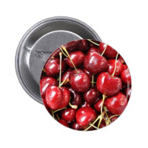 Wild Cherries Pinback Button