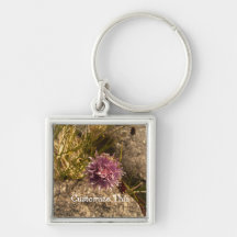 Wild Chive on the Rocks; Customisable Key Chain