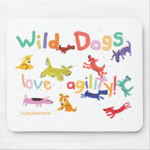 Wild Dogs Mouse Pads