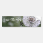 Wild Flowers Wedding Invitations and Favours Bumper Sticker