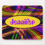Wild Neon Psychedelic Mousepad