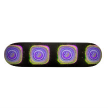 Wild Sci Fi Eyes Skateboard