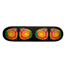 Wild Sci Fi Space Egg Machines Skateboard Decks
