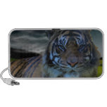 Wild Tiger Watercolor Wildcat iPhone Speaker