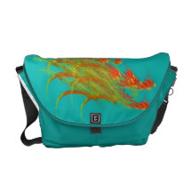 Wild Water Grass Rickshaw Messenger Bag