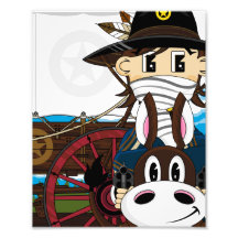 Wild West Cowboy Sheriff Photo Print