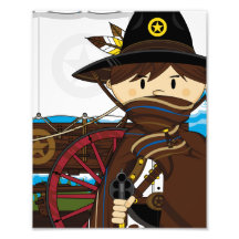 Wild West Cowboy Sheriff Photo Print