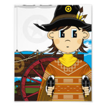 Wild West Cowboy Sheriff Photo Print