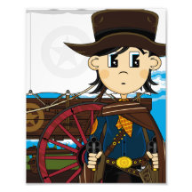 Wild West Cowboy Sheriff Photo Print