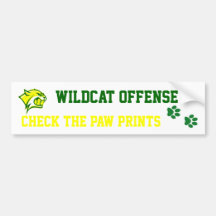 wildcat offence bumper sticker
