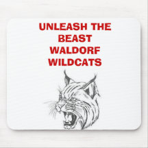 wildcat, UNLEASH THE BEASTWALDORF WILDCATS Mouse Pad